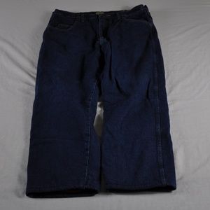 Cabela Fleece Lined Jean's Super Thick 36W 30L